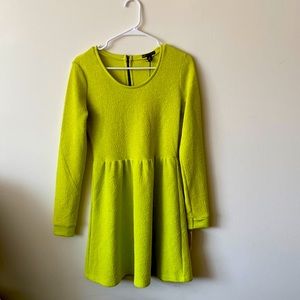 Lime green dress